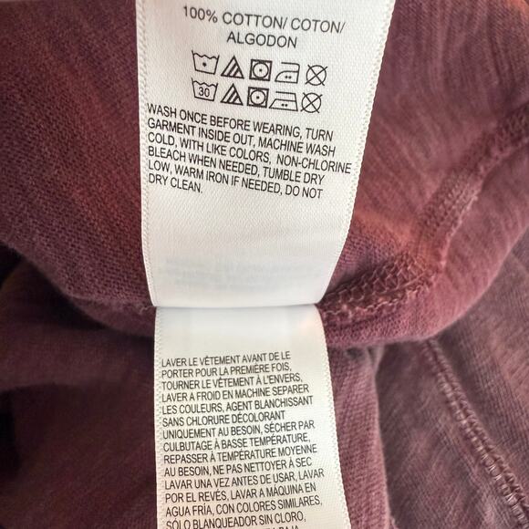 Lucky Brand Mens Long Sleeve Modern Fit Weekend Slub Port Royale Henley Shirt XL - Picture 12 of 12